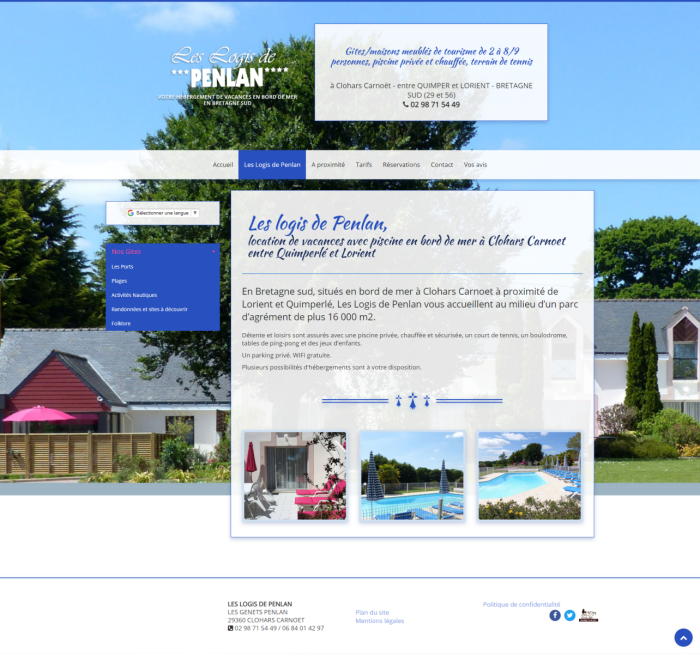 Location de vacances Morbihan et finistère